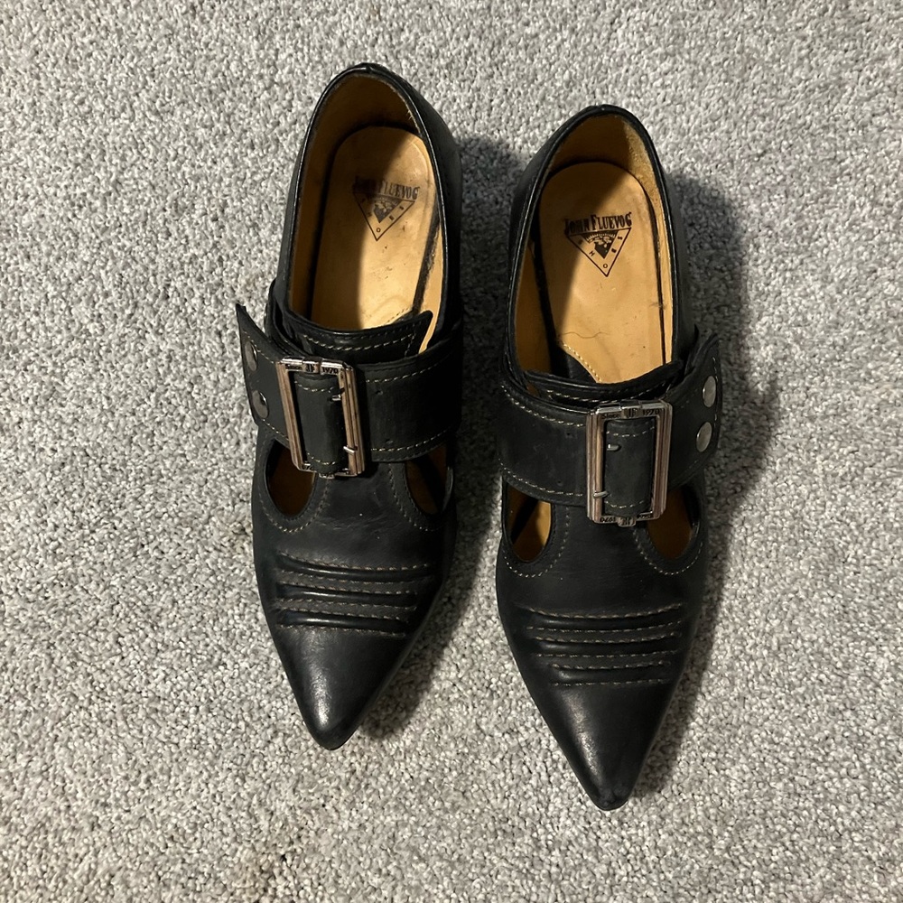 John Fluevog Pilgrim loafers
